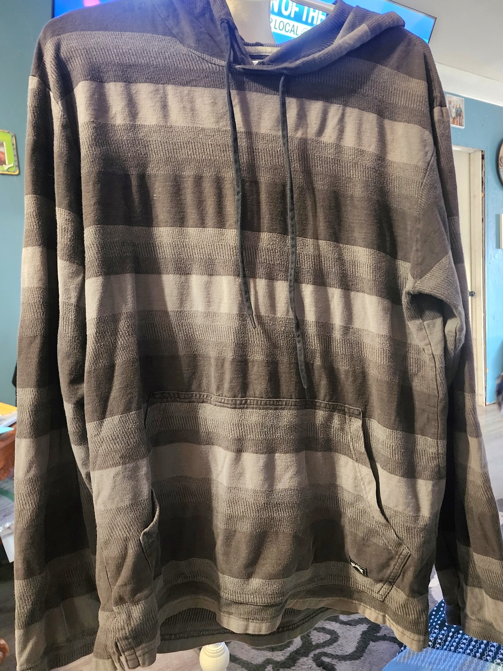 Billabong Men's Striped Pullover Sz Lrg